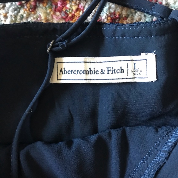 Blue Embroidered Abercrombie Dress - Picture 5 of 5